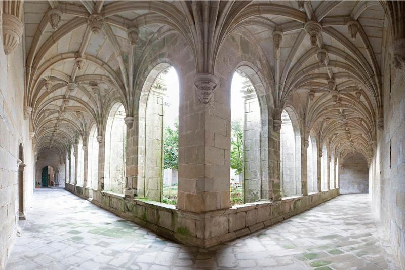 Отель Hospederia Monasterio De Пойо Экстерьер фото